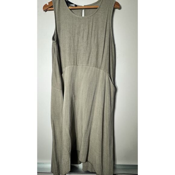 Small Ozai N Ku Dress Women’s Small Gorgeous Golden Wheat 207$ Retail - Picture 1 of 6